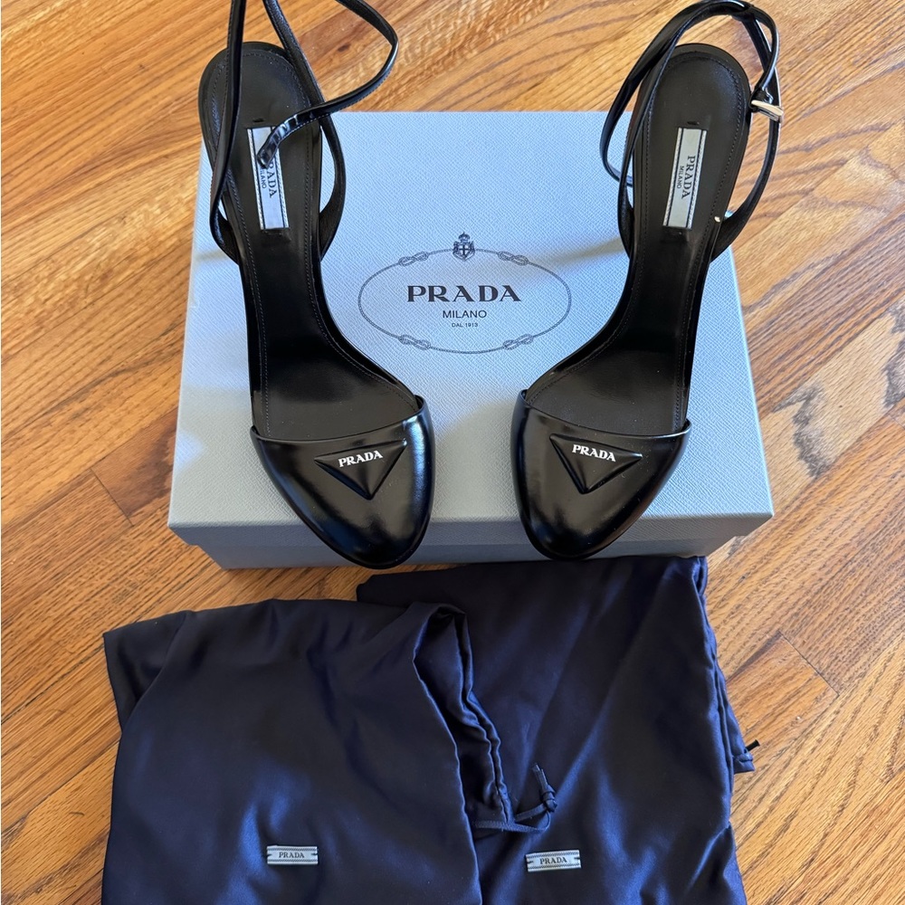 Prada Anklet strap heels
